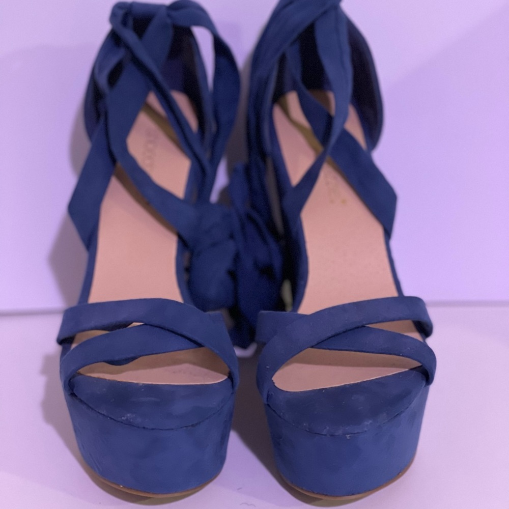 Dark blue heels